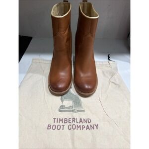 TIMBERLAND BOOT COMPANY MARGE  SHORT PULL ON BOOT "TAN" WOMEN'S US 7 New W/Bag